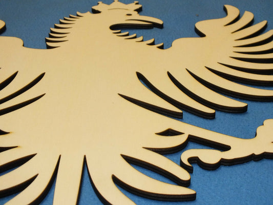 Schützenadler 45 cm x 40 cm Holzvogel 6 mm Pappelholz Schützenfest Zielscheibe