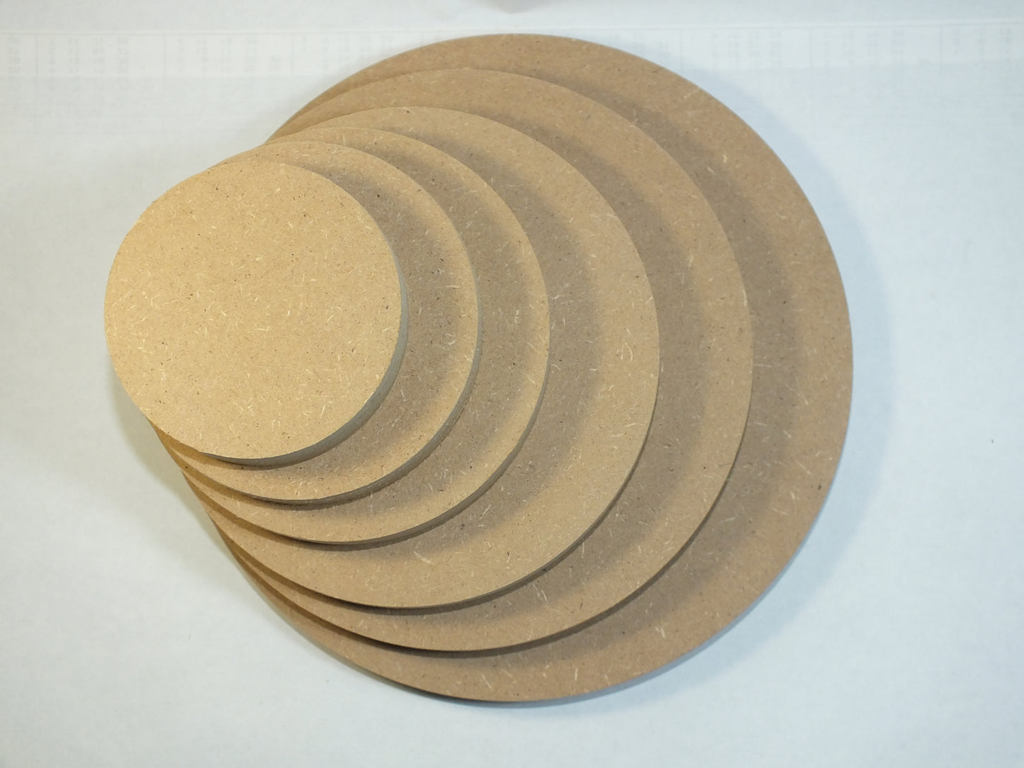 Holzscheiben rund Kreisscheibe MDF roh 19 mm stark