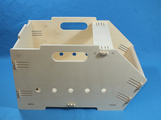 Holz Kiste hell Stapelbox z.B. zum Lagern von Obst und Gemüse