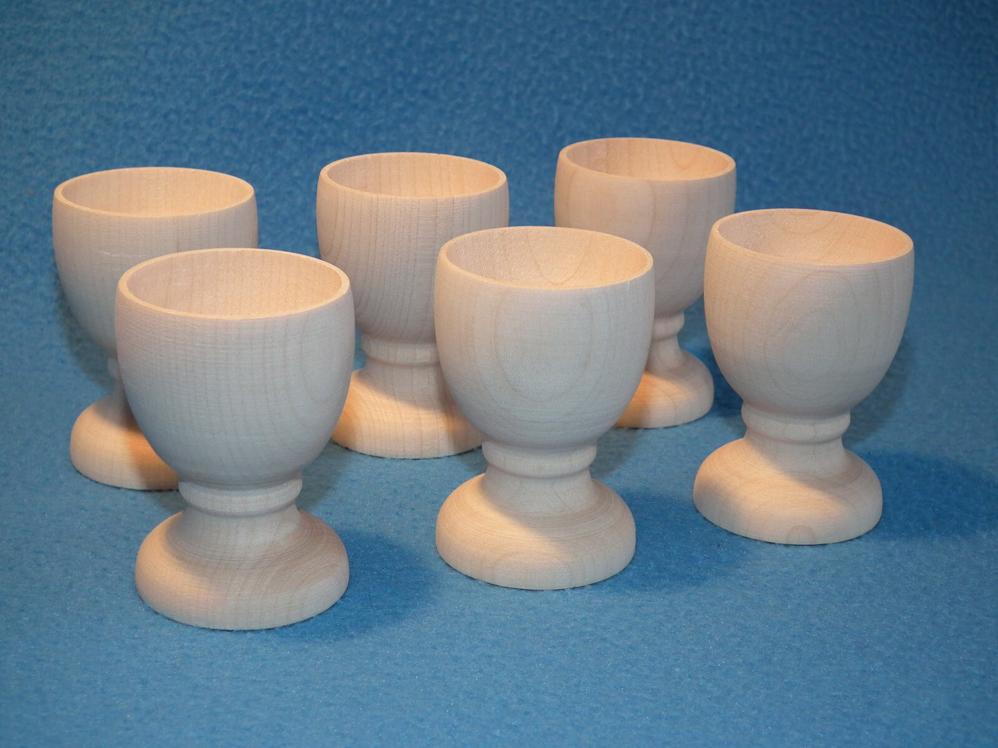 Eierbecher aus Holz Ahorn 1, 2, 3, 4, 6, 8 Stück