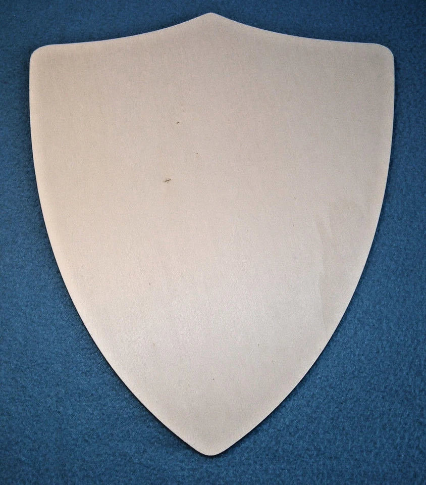 Ritter Schild aus Holz 6 mm zum Bemalen Basteln Spielzeug Kostüm Ritter Rüstung