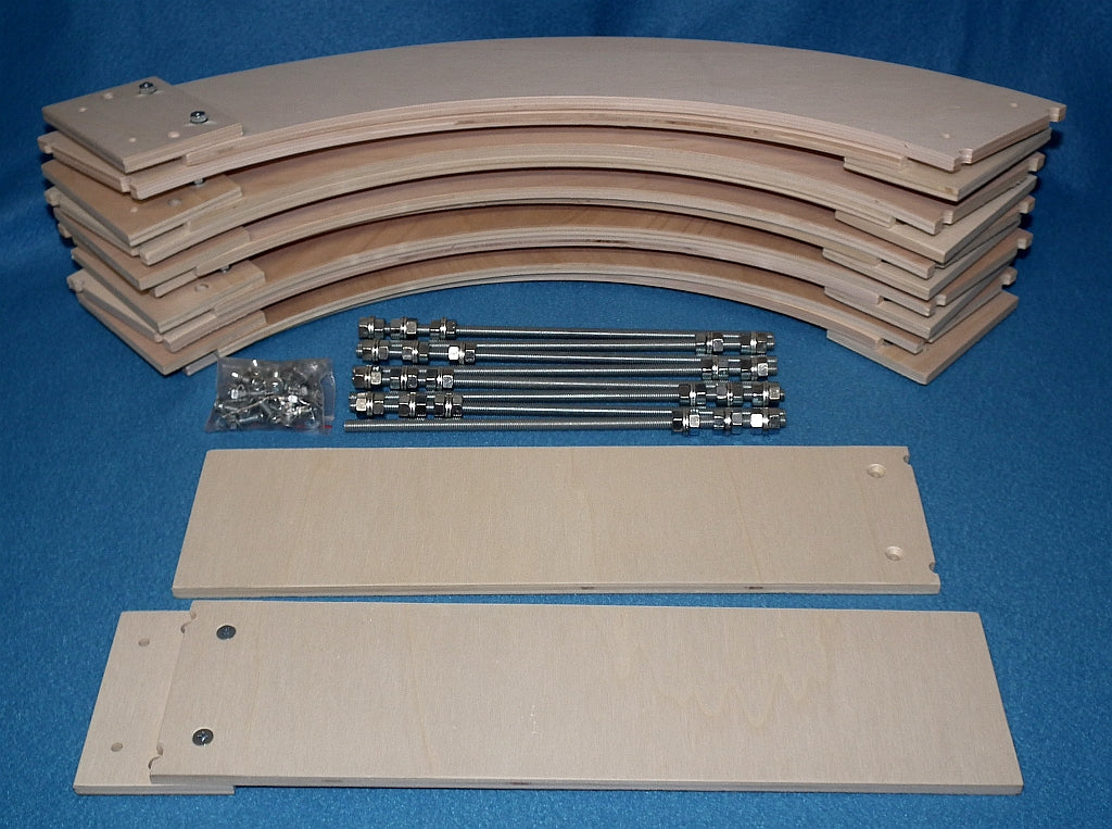 Gleiswendel Spur TT Modellbahn Eingleis 353 mm 2,5 Ebenen mit An- und Abfahrt