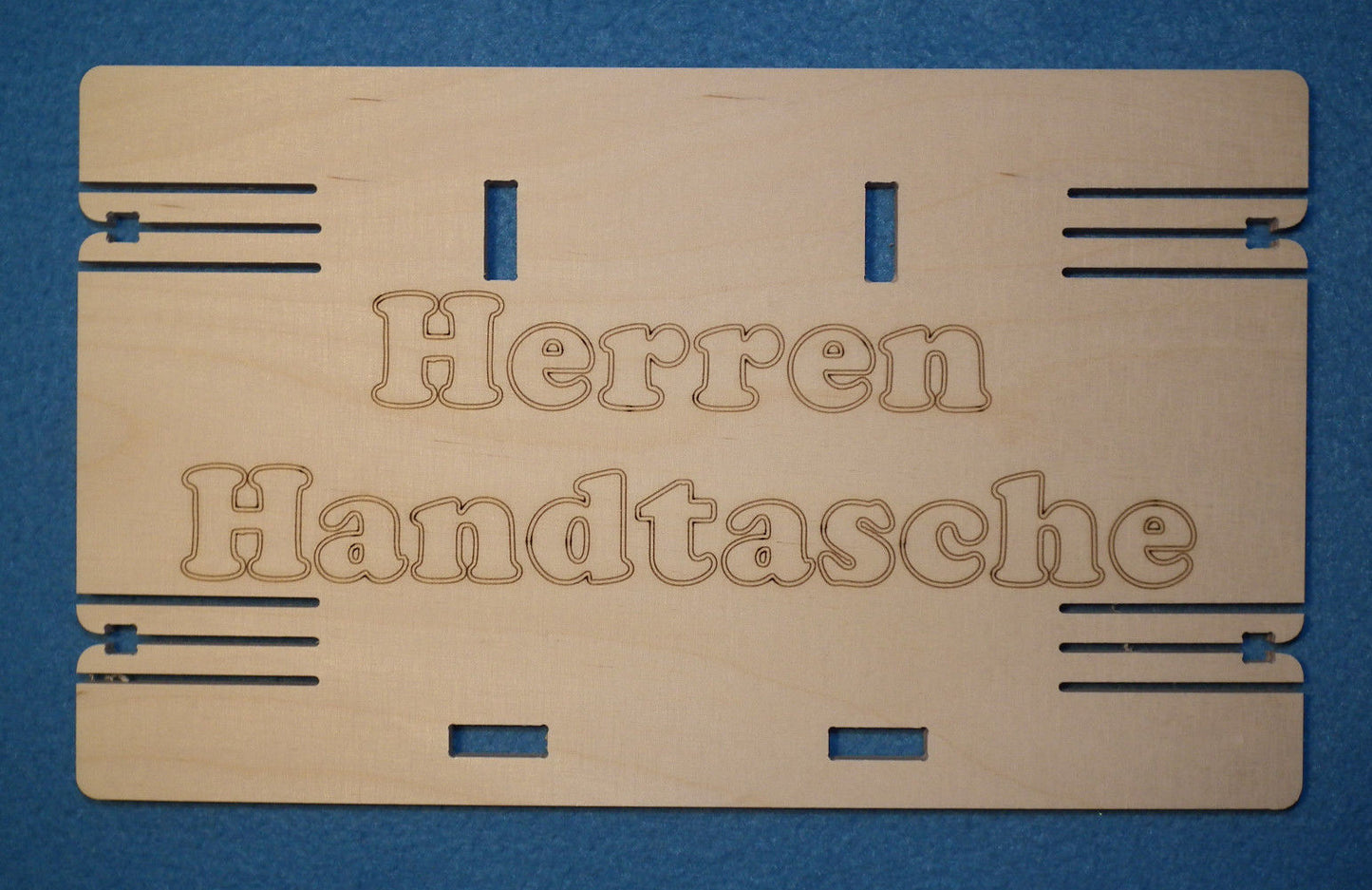 Männer Handtasche Bierträger Holz Flaschenträger Flaschenhalter 6 Flaschen 0,5l