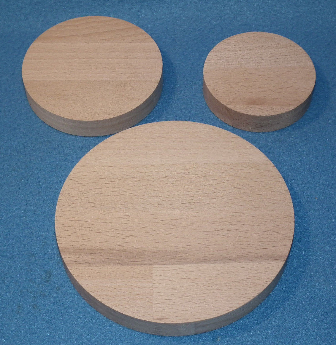 Holzscheiben Buche Leimholz 18 mm stark