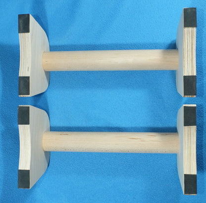 Liegestütz Griffe Hanteln Minibarren aus Holz Liegestützen Parallettes