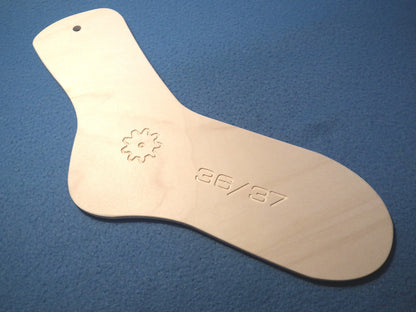 Socken stricken Sockenbrett Sockenholz Sockenhalter Sockenspanner