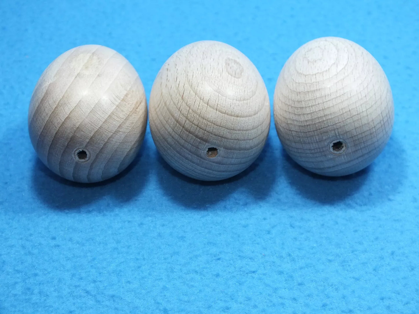 Ostereier aus Holz Holzeier aus Buchenholz Buche 2 Größen