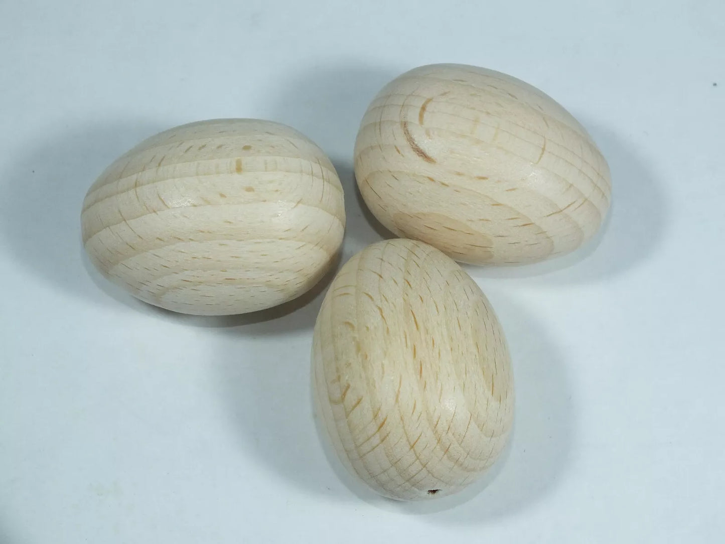 Ostereier aus Holz Holzeier aus Buchenholz Buche 2 Größen