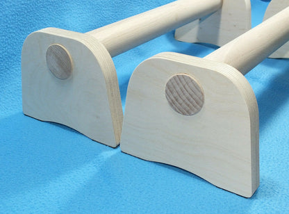 Liegestütz Griffe Hanteln Minibarren aus Holz Liegestützen Parallettes