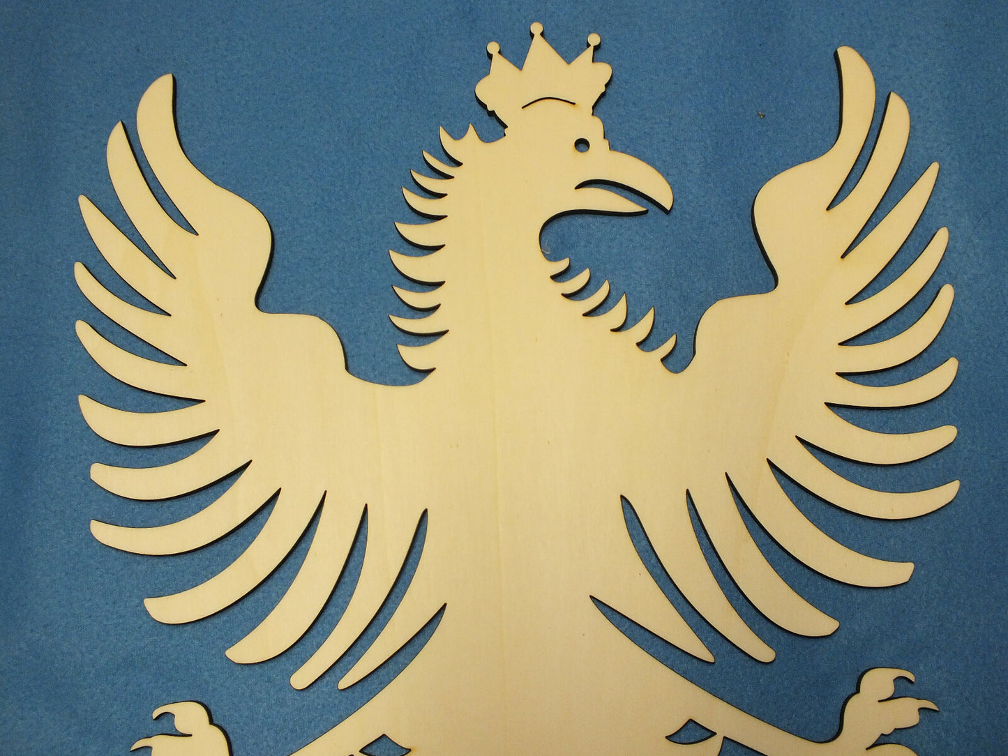 Schützenadler 45 cm x 40 cm Holzvogel 6 mm Pappelholz Schützenfest Zielscheibe