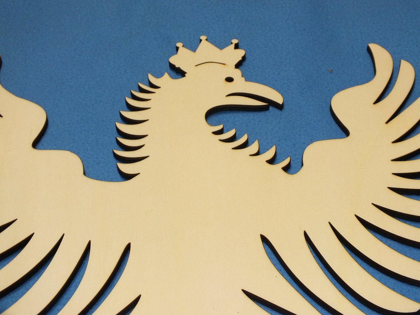 Schützenadler 45 cm x 40 cm Holzvogel 6 mm Pappelholz Schützenfest Zielscheibe