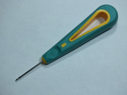 Vorstecher  Ahle mit Haken  Lederahle 13,5 cm lang mit Kunststoffgriff