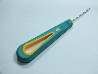 Vorstecher  Ahle mit Haken  Lederahle 13,5 cm lang mit Kunststoffgriff