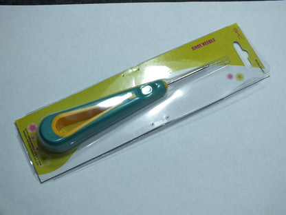 Vorstecher  Ahle mit Haken  Lederahle 13,5 cm lang mit Kunststoffgriff