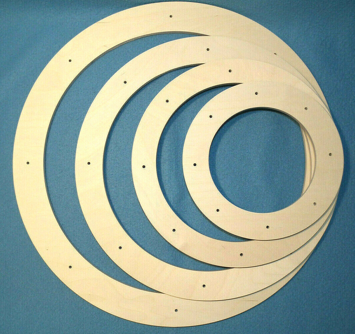 Blumen Bindekranz Steckringe Gestecke Multiplex Holz