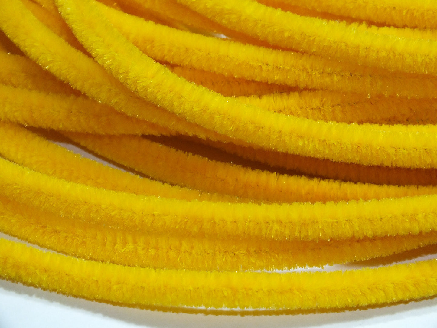 8mm Chenille Draht Biegeplüsch Pfeifenputzer rot weiß schwarz gelb 5 / 10 Meter