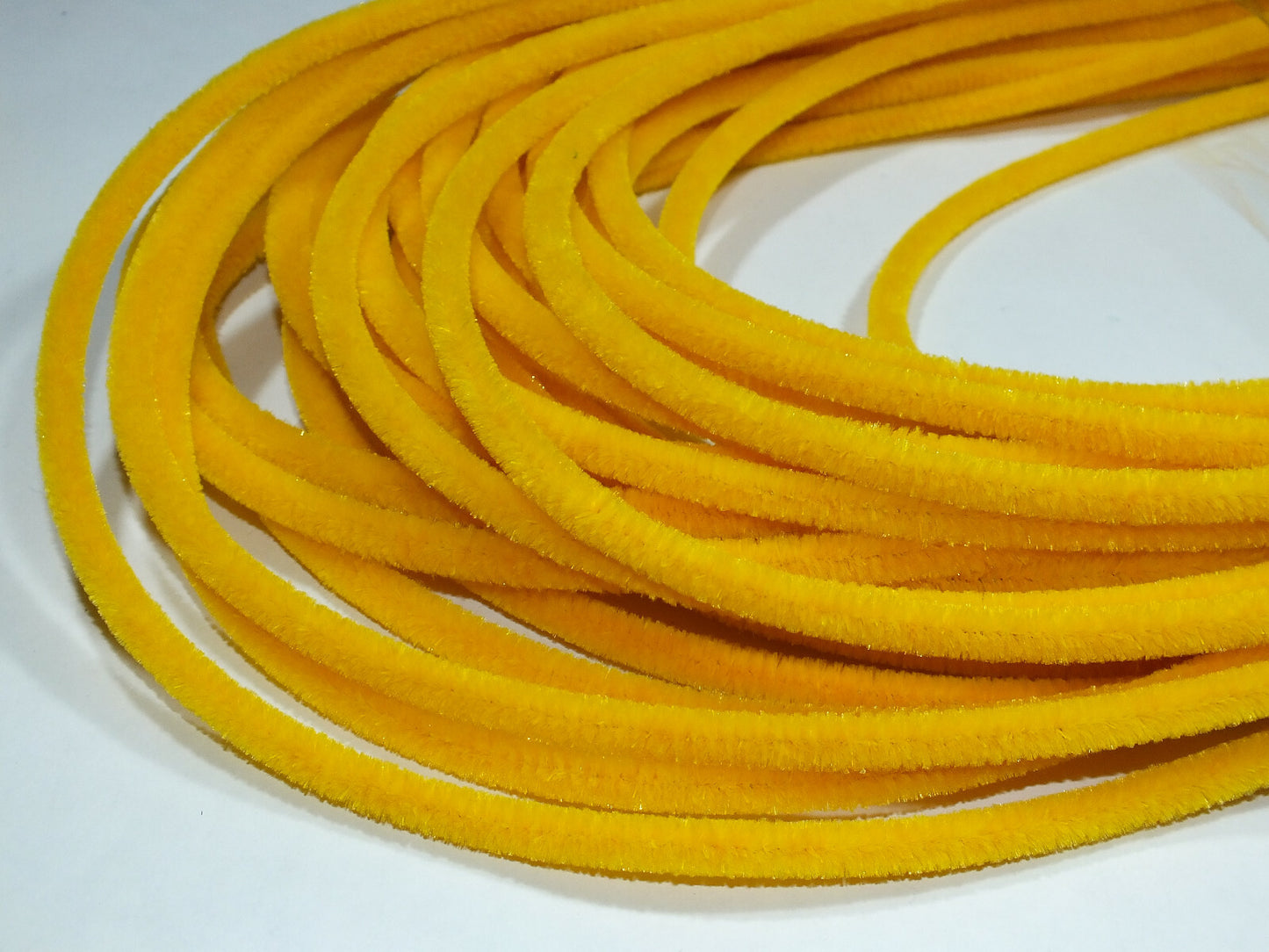 8mm Chenille Draht Biegeplüsch Pfeifenputzer rot weiß schwarz gelb 5 / 10 Meter