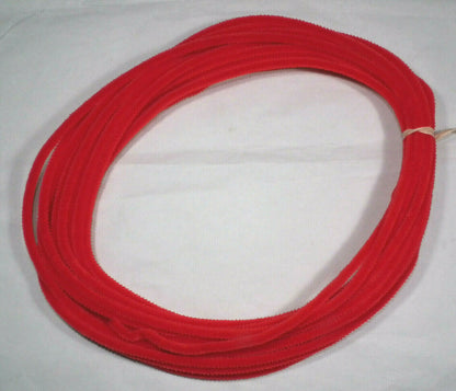 8mm Chenille Draht Biegeplüsch Pfeifenputzer rot weiß schwarz gelb 5 / 10 Meter
