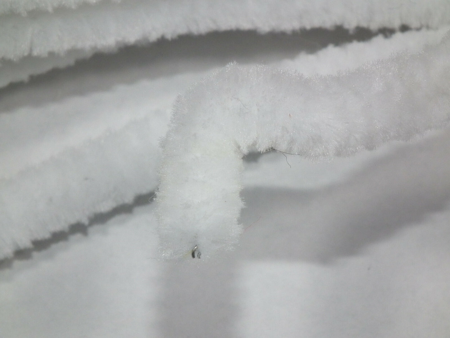 8mm Chenille Draht Biegeplüsch Pfeifenputzer rot weiß schwarz gelb 5 / 10 Meter