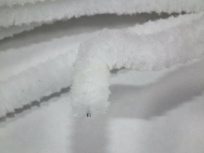 8mm Chenille Draht Biegeplüsch Pfeifenputzer rot weiß schwarz gelb 5 / 10 Meter