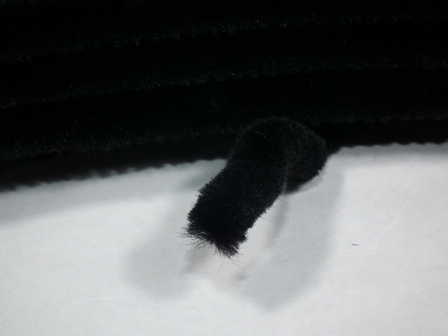 8mm Chenille Draht Biegeplüsch Pfeifenputzer rot weiß schwarz gelb 5 / 10 Meter