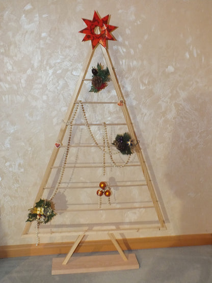 DIY Bausatz Weihnachtsbaum aus Holz 105 cm hoch