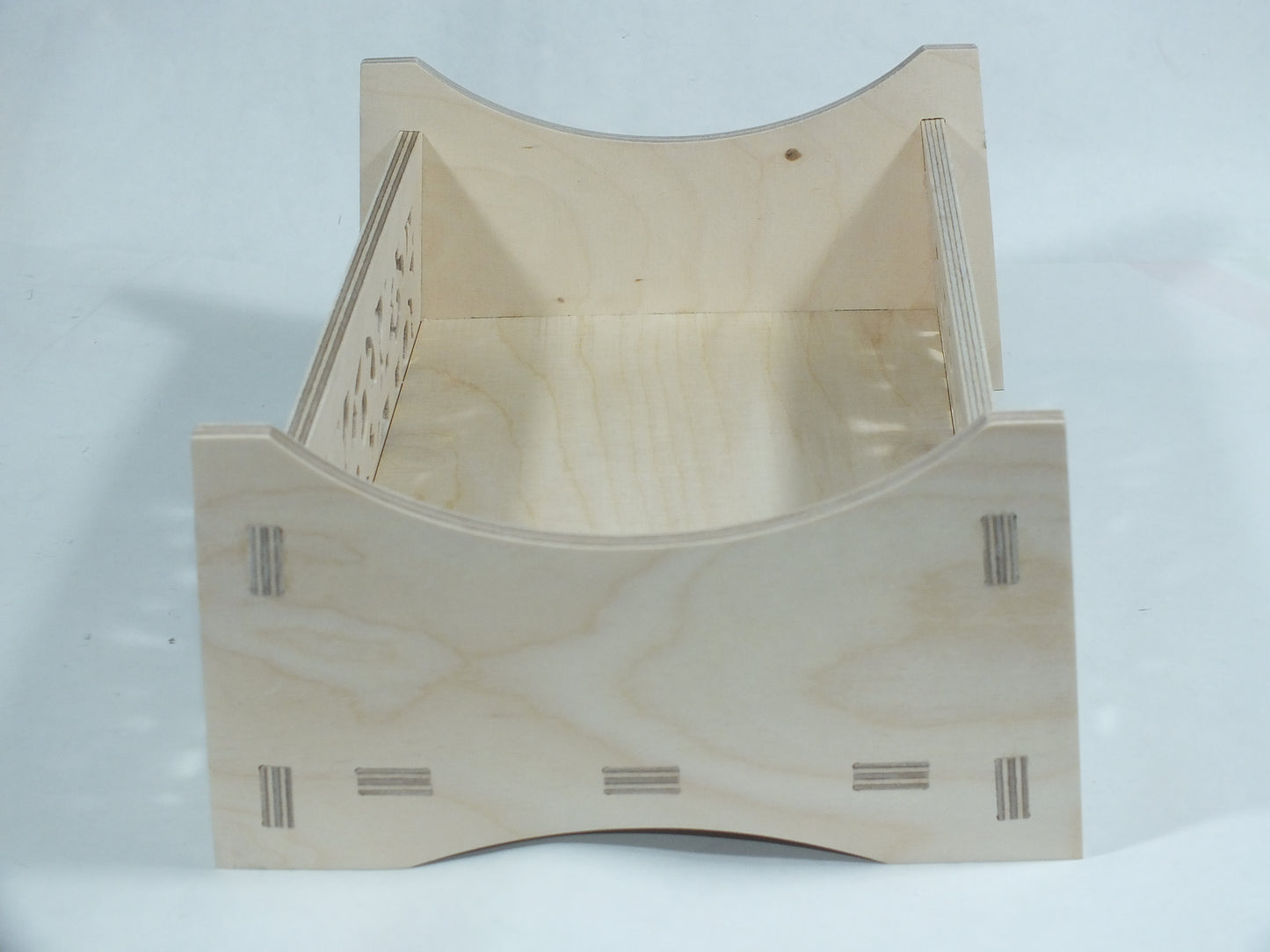 Tischklöppelständer aus Holz für Klöppel-Rolle, Klöppelsack