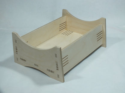 Tischklöppelständer aus Holz für Klöppel-Rolle, Klöppelsack