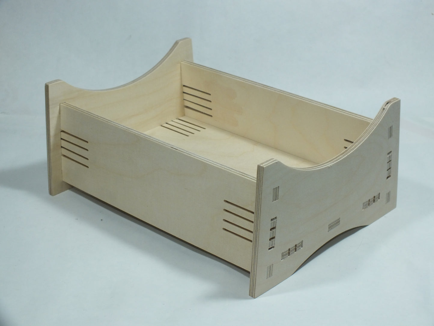 Tischklöppelständer aus Holz für Klöppel-Rolle, Klöppelsack