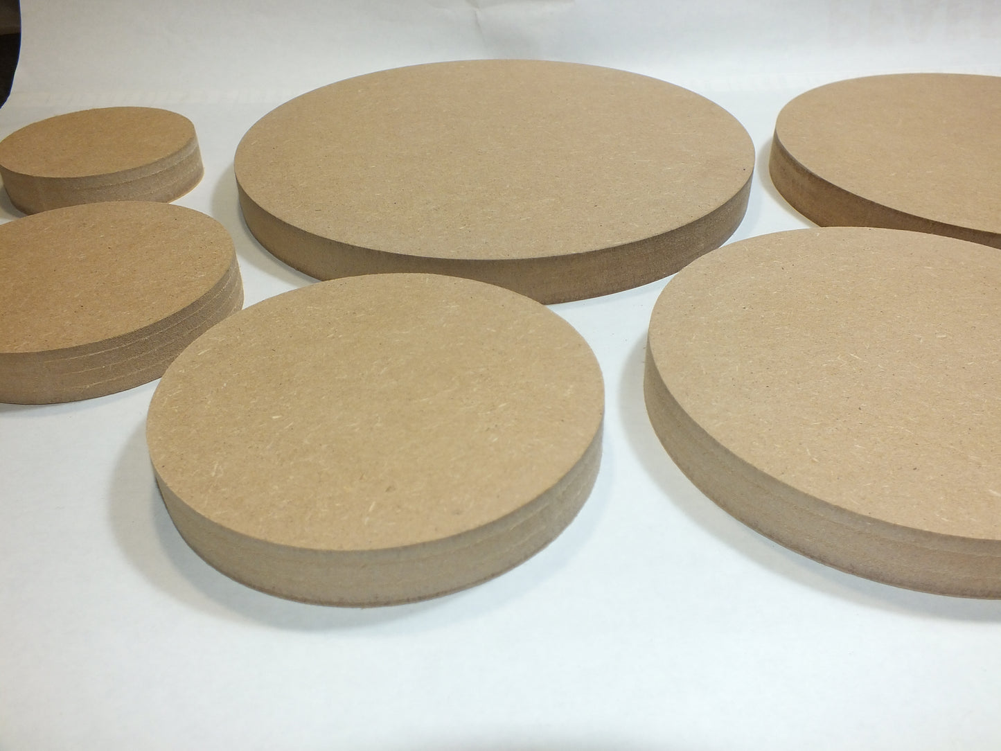 Holzscheiben rund Kreisscheibe  MDF roh 19 mm stark