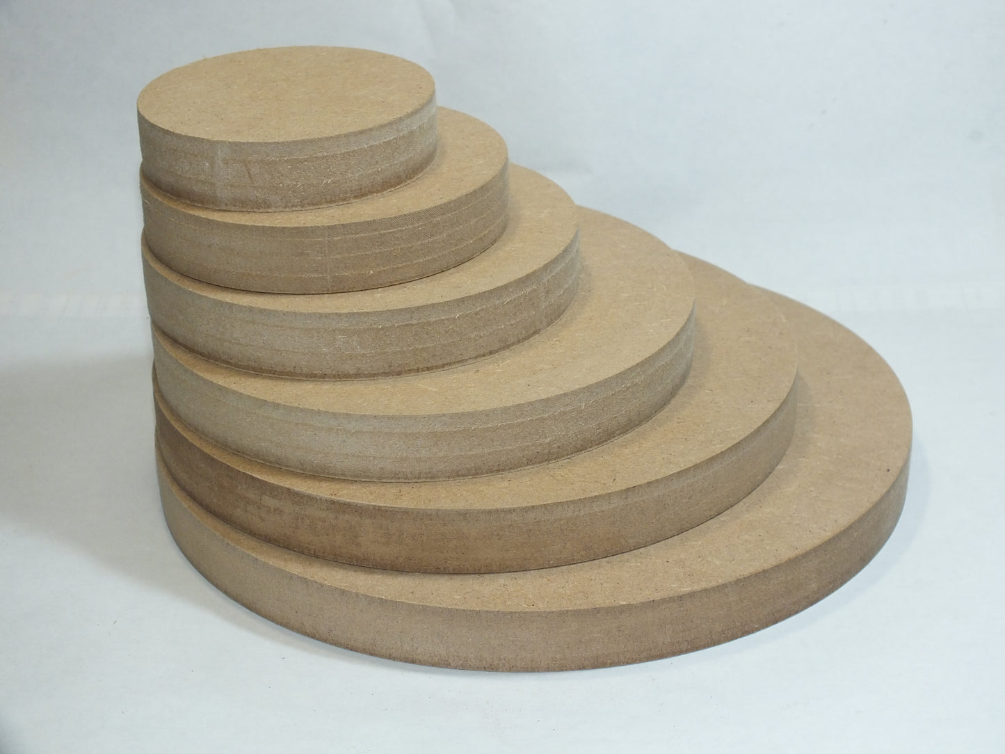 Holzscheiben rund Kreisscheibe  MDF roh 19 mm stark