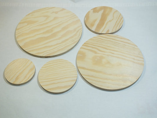 Holzscheibe Kiefer Sperrholz 8 mm stark