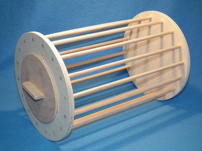 Heuraufe Heutrommel Heurolle für Kaninchen oder Meerschweinchen 33 x 23 cm