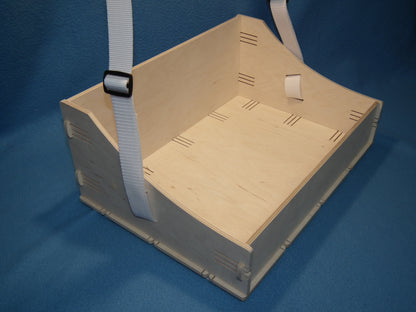 JGA Holz Bauchladen hell Birke