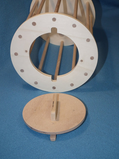 Heuraufe Heutrommel Heurolle für Kaninchen oder Meerschweinchen 25 x 18 cm