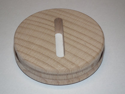 Sparstrumpfscheiben mit Schlitz   6 cm Durchmesser