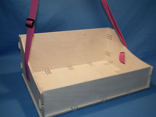 JGA Holz Bauchladen hell Birke