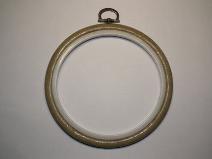 Stickrahmen Antik-Optik Kunsstoff elastischer Flexirahmen