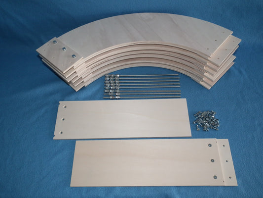 Gleiswendel Spur TT Modellbahn Zweigleis 3,5 Ebenen mit An- und Abfahrt