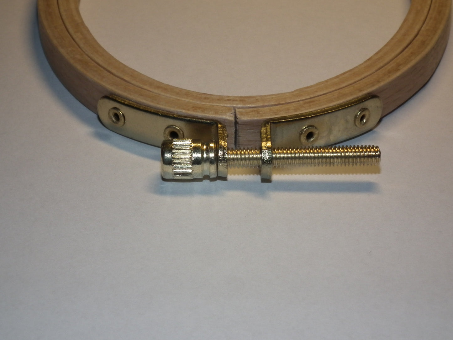 Stickrahmen oval aus Buchenholz
