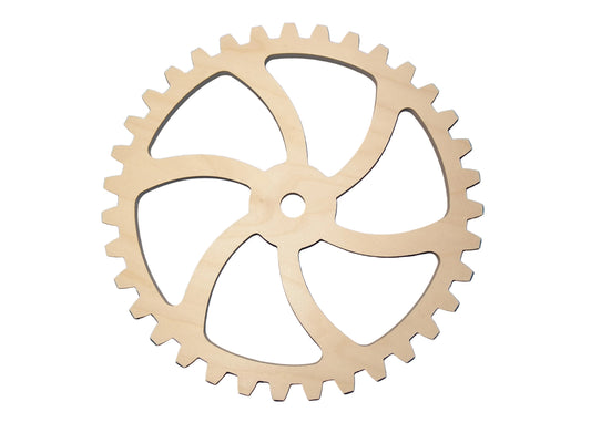 Dekoratives Holzzahnrad Steampunk Durchmesser 30 cm