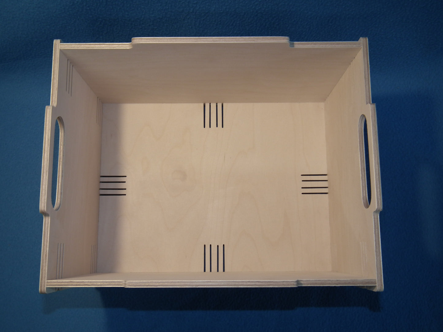 Holz Kiste hell Stapelbox Aufbewahrungsbox Lagerbox