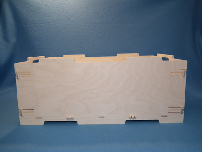 Holz Kiste hell Stapelbox Aufbewahrungsbox Lagerbox