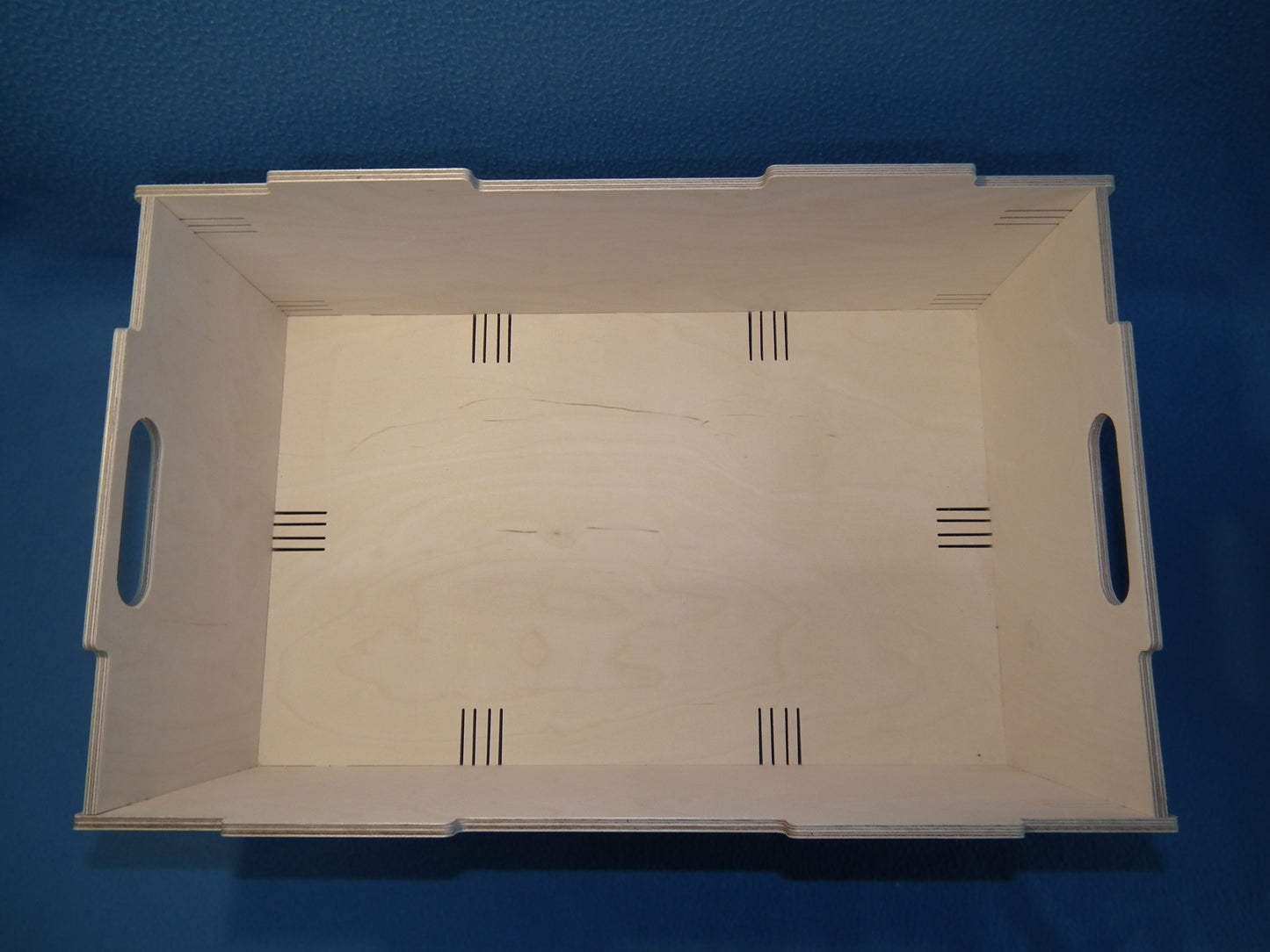 Holz Kiste hell Stapelbox Aufbewahrungsbox Lagerbox