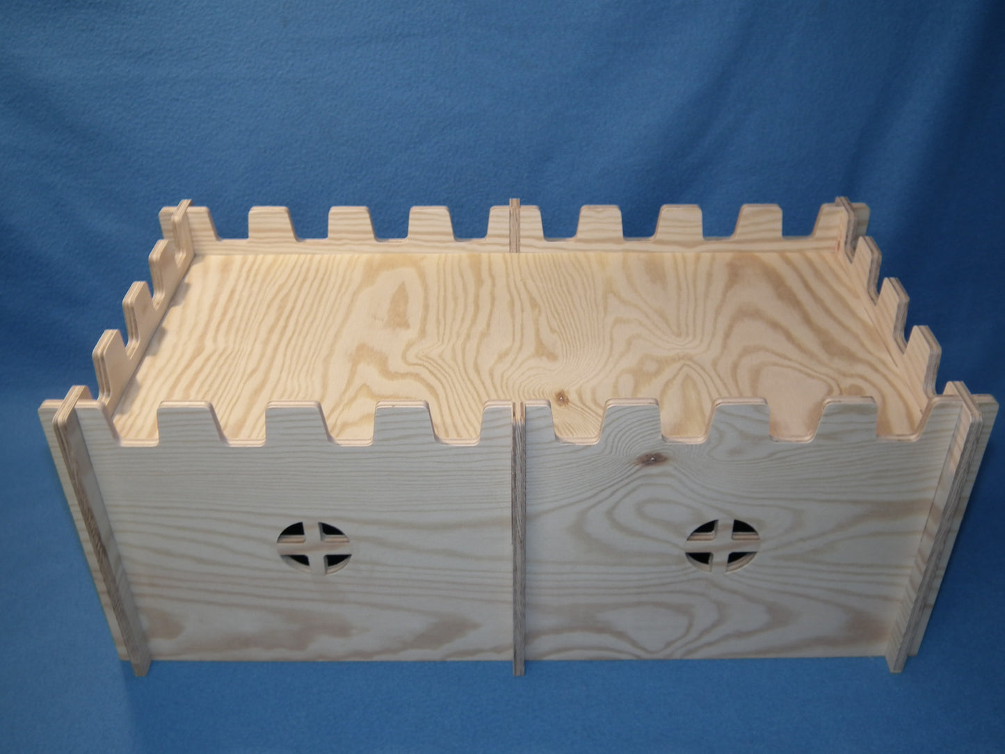 Praktisches Doppel-Haus / Burg für Meerschweinchen zerlegbar aus Holz