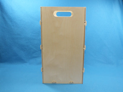 Holz Papierkorb groß und stabil aus 6 mm Birkenmultiplex