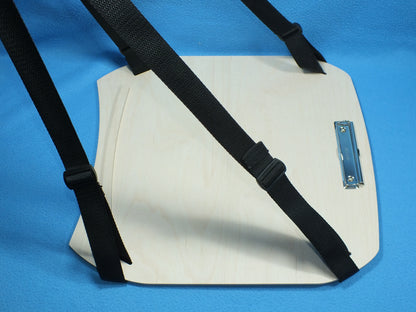 Hände freies Zeichen Holz Klemmbrett Umhängebrett Verstellbarer Gurt für A4 und A3