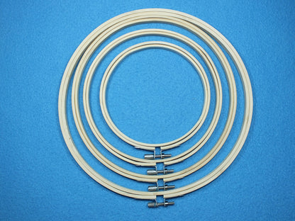 Stickrahmen rund aus Bambusholz