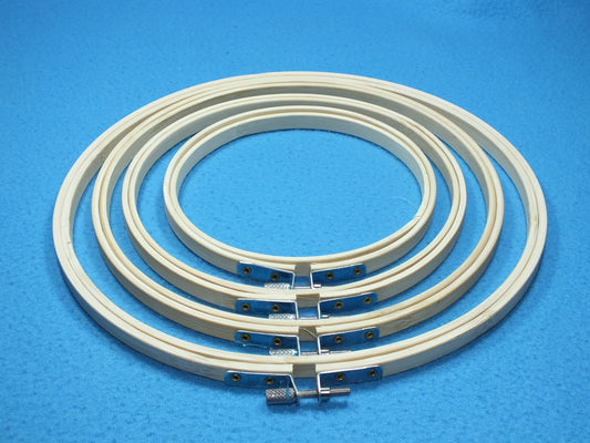 Stickrahmen rund aus Bambusholz