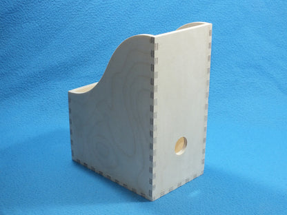 Holz Stehordner Stehsammler A5 aus 6 mm Birkenmultiplex